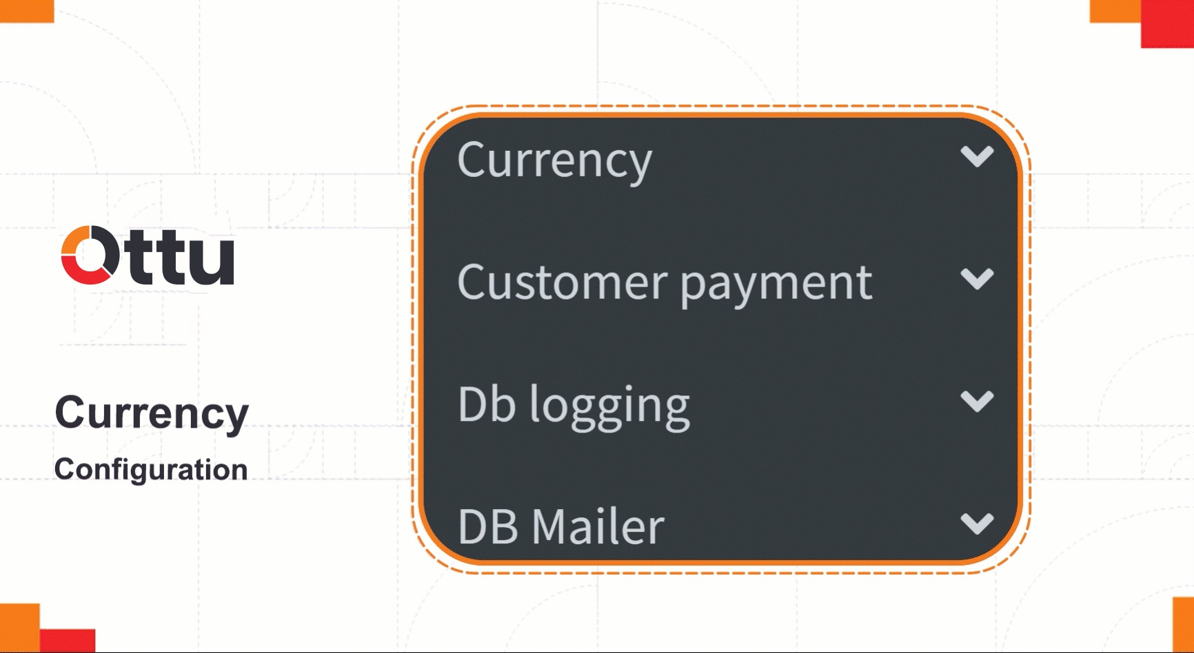 Currency configuration types overview
