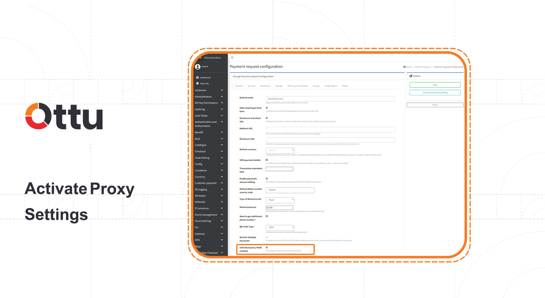 Activating proxy fields in Plugin Config
