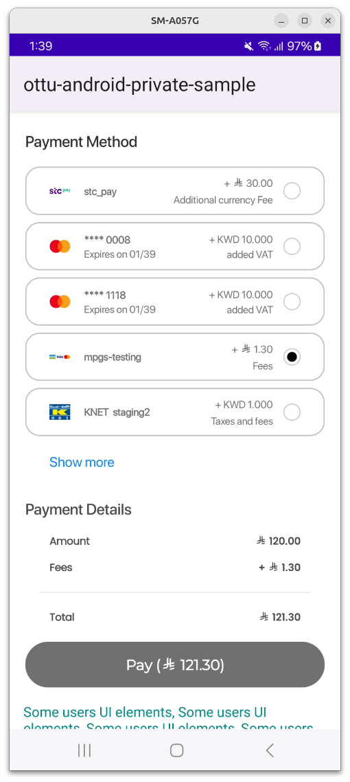 flutter | Ottu Documentation